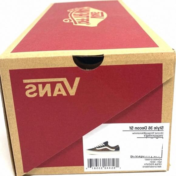 💖MEGA SALE💖VANS Women VN0A5HYR9ZY Style 36 Decon Brown Stripes Animal SF - Picture 11 of 11